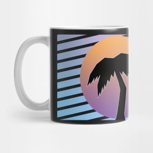 Retro Palm Tree Mug